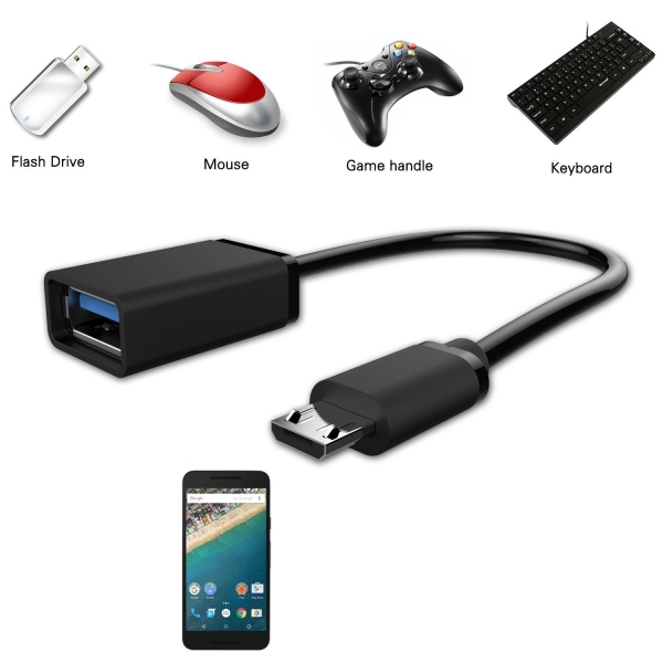 Kinps Mikro USB to USB 2.0 OTG Adaptr