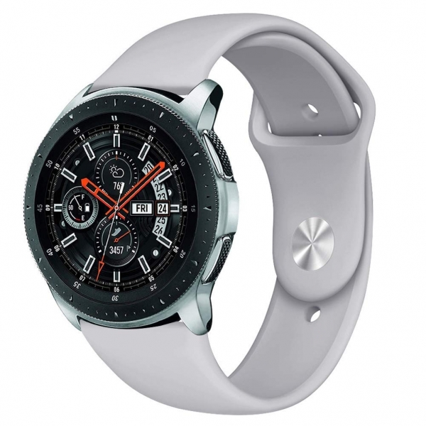 Kmasic Samsung Galaxy Watch Silikon Kay (46mm) (Small)-Gray