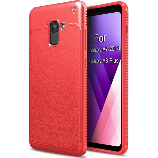 KuGi Galaxy A8 Plus Klf-Red