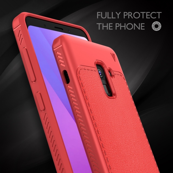 KuGi Galaxy A8 Plus Klf-Red