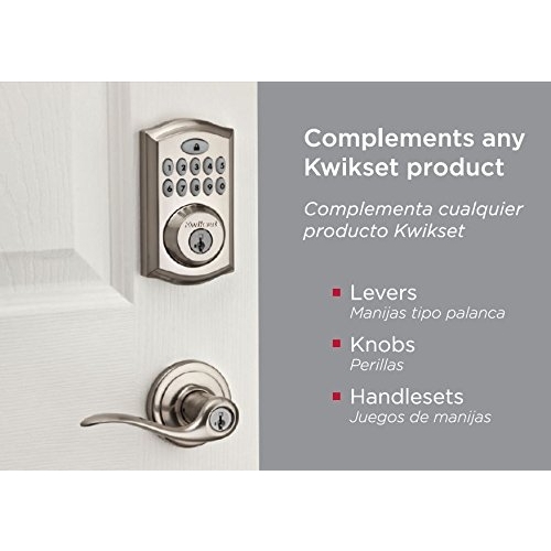 Kwikset 99130-001 Akll Kilit-Traditional Satin Nickel