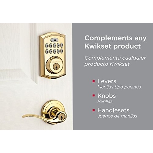 Kwikset 99130-001 Akll Kilit-Traditional Polished Brass