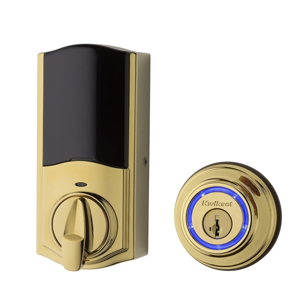 Kwikset Kevo 2.Nesil Bluetooth Akll Kilit-Polished Brass