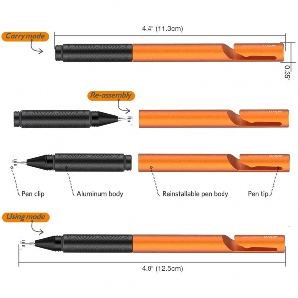 LACORAMO Stylus Kalem-Orange