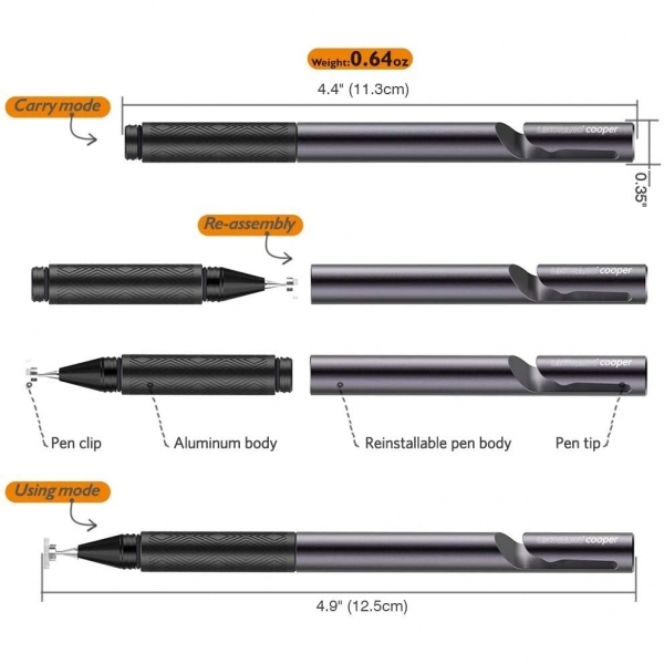 LACORAMO Stylus Kalem-Grey