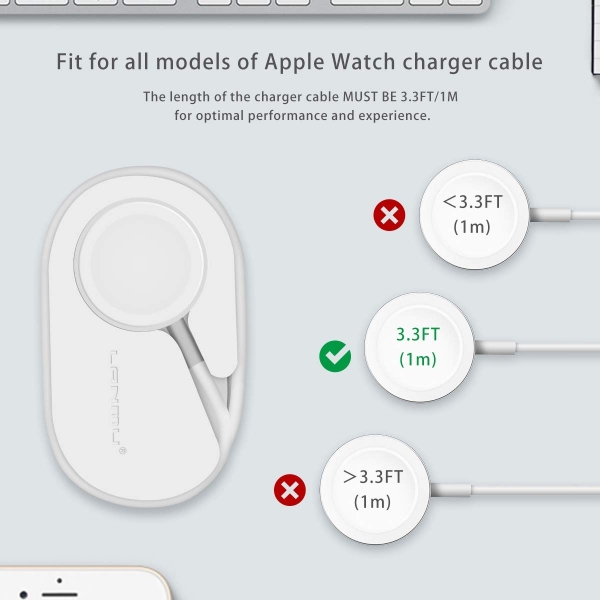 LANMU Apple Watch arj Kablosu Dzenleyicisi