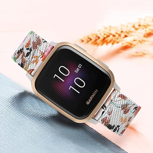 TRUMiRR Garmin Vivoactive 5/3 Uyumlu Kay -Flower