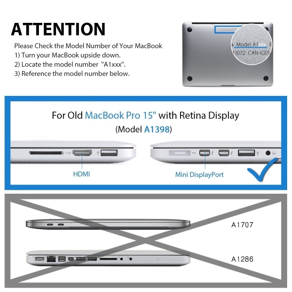 LENTION Retina MacBook Pro Tam Ekran Koruyucu (15 in�)