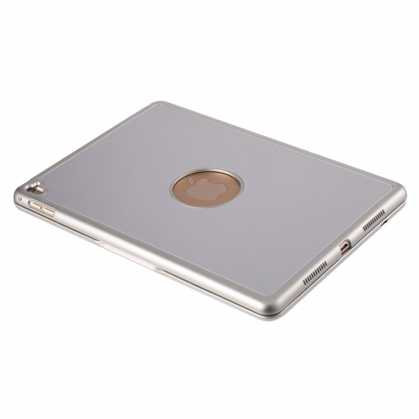 LESHP iPad Pro 9.7 ve iPad Air 2 Klavye Klf-Silver