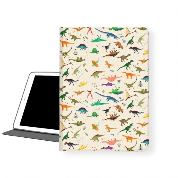 LI-LOVE iPad PU Deri Klf (10.2 in )(7. Nesil)-Dinosaur