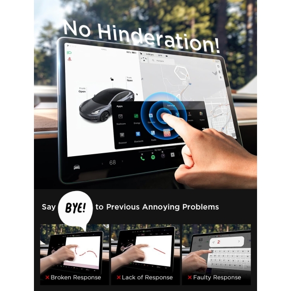 LISEN Tesla Model 3/Y Uyumlu Ekran Koruyucu