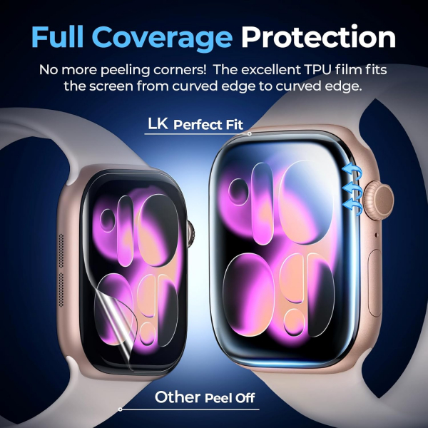 LK Apple Watch 11 42mm Ekran Koruyucu (8 Adet)