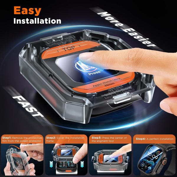 LK Apple Watch Ultra 3 Ekran Koruyucu (3 Adet)