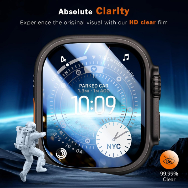 LK Apple Watch Ultra 3 Ekran Koruyucu (3 Adet)