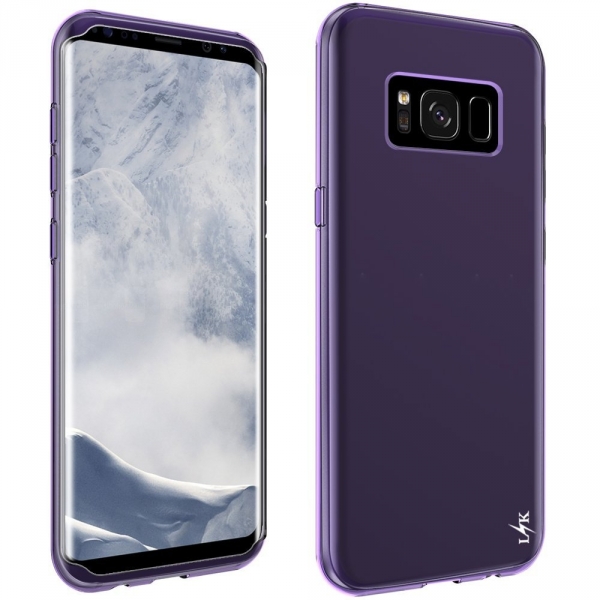 LK Galaxy S8 Ultra nce Yumuak Silikon Klf-Purple