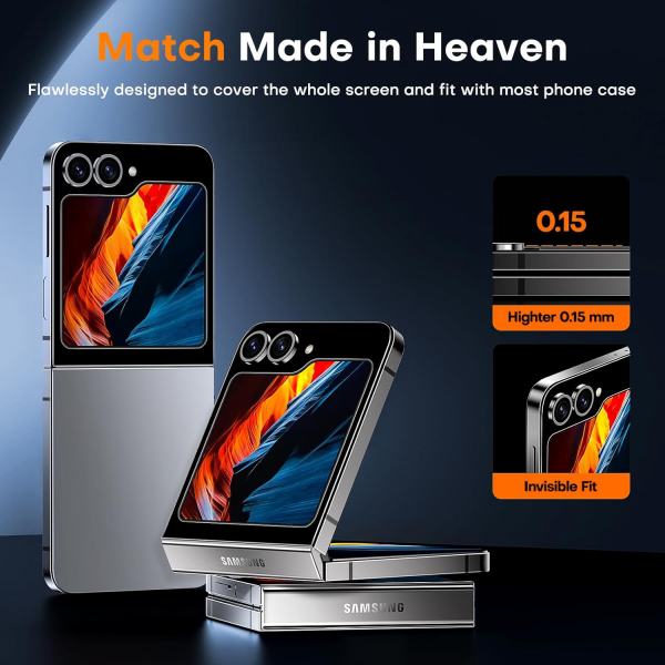 LK Galaxy Z Flip 6 Ekran Koruyucu (2 Adet)