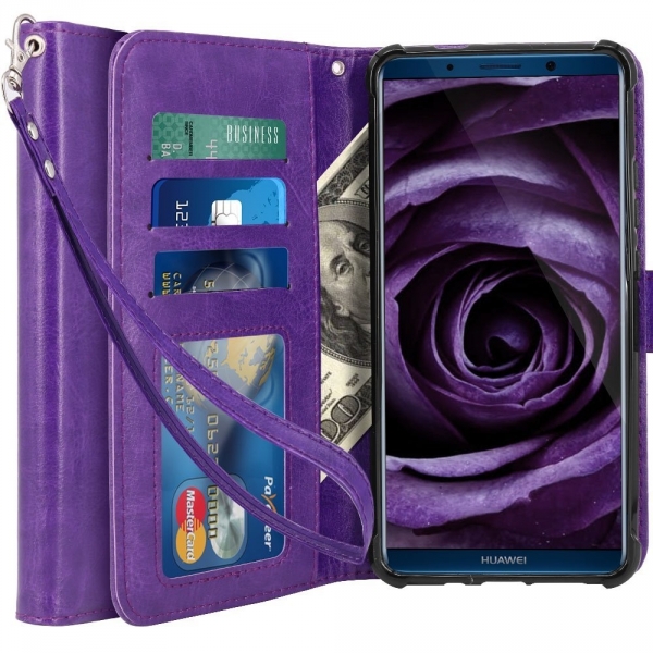 LK Huawei Mate 10 Pro Czdan Klf-Purple