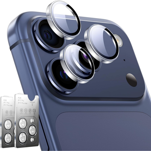 LK iPhone 17 Pro/17 Pro Max Kamera Lens Koruyucu-Transparent