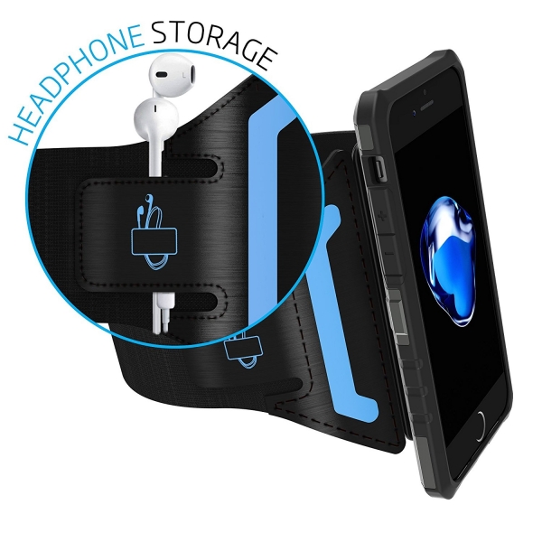 LOVPHONE Apple iPhone 7 Plus/8 Plus Kol Band� ve K�l�f (L)-Gunmetal