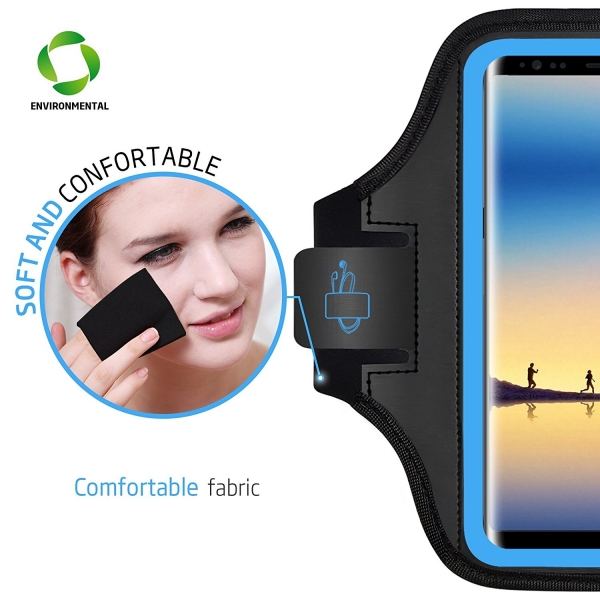 LOVPHONE Samsung Galaxy Note 8 Kou Kol Band-Blue