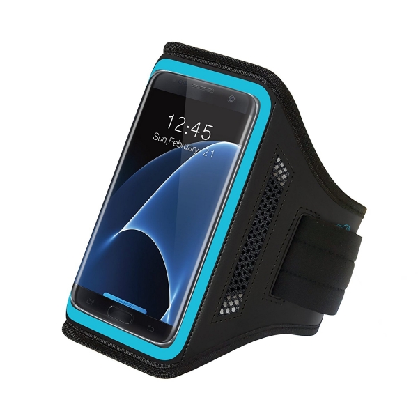 LOVPHONE Samsung Galaxy S7 Edge Kou Kol Band-Blue