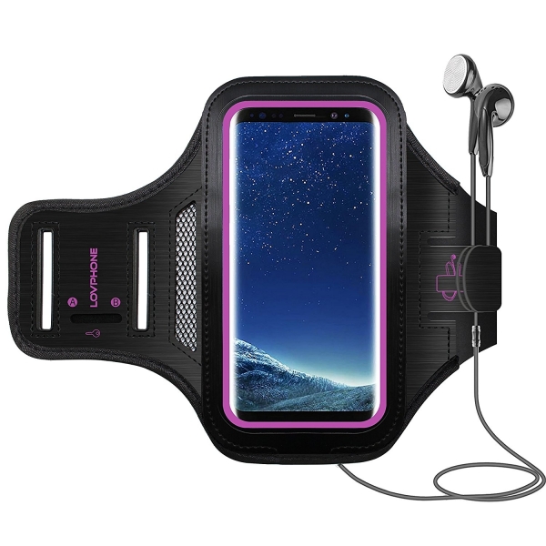 LOVPHONE Samsung Galaxy S8 Kou Kol Band-Rosy