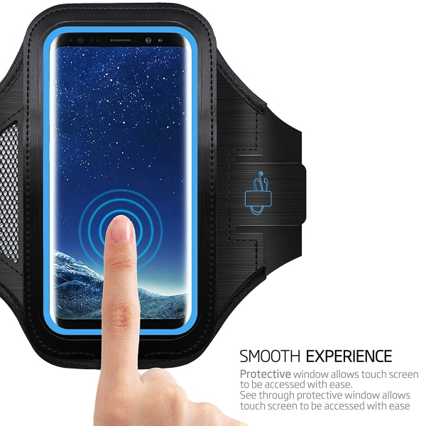 LOVPHONE Samsung Galaxy S8 Kou Kol Band-Blue