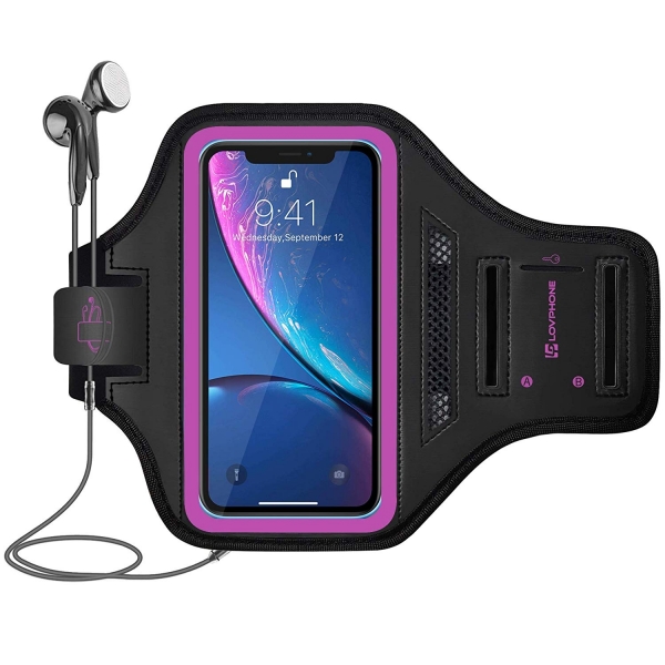 LOVPHONE iPhone XR Kou Kol Band-Rosy