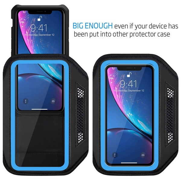 LOVPHONE iPhone XR Kou Kol Band-Blue