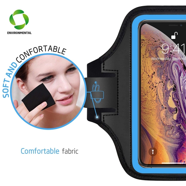 LOVPHONE iPhone XS Max Kou Kol Band-Blue