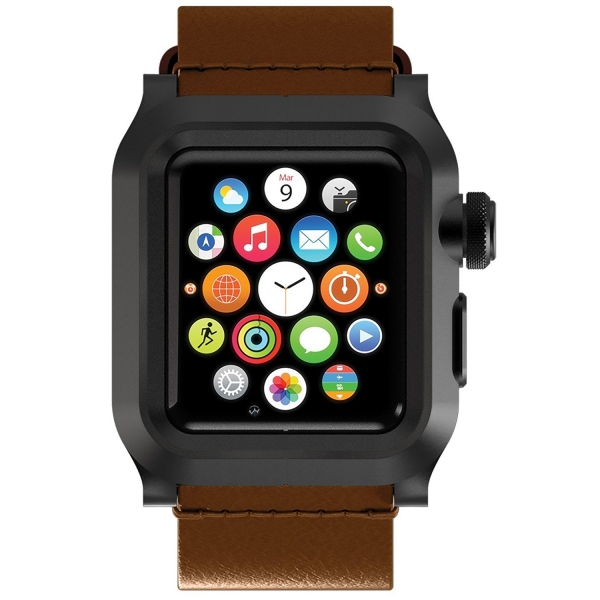 LUNATIK Apple Watch Seri 1 Klf/Deri Kay (42mm)