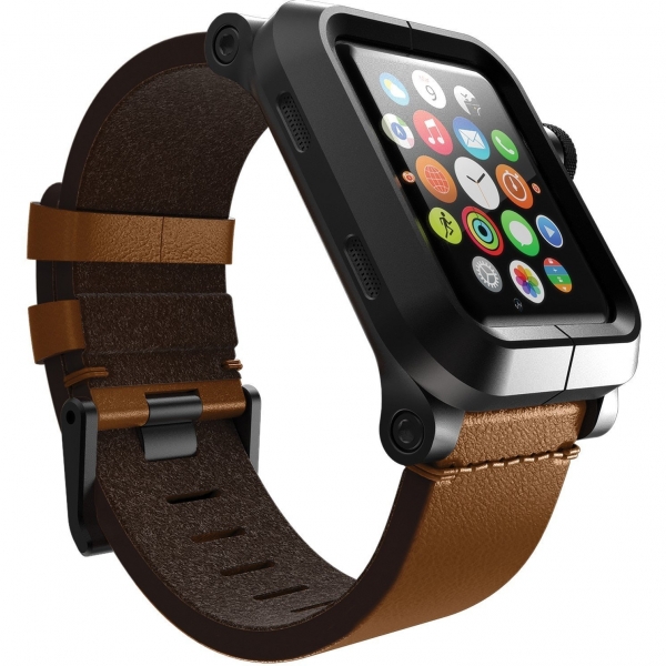 LUNATIK Apple Watch Seri 1 Klf/Deri Kay (42mm)