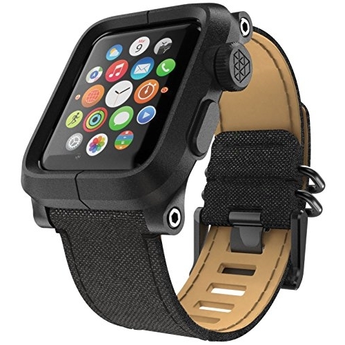 LUNATIK Apple Watch Seri 1 K�l�f/Kanvas Kay�� (42mm)