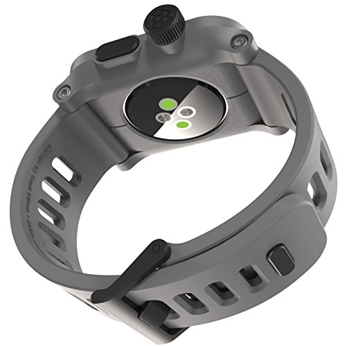 LUNATIK Apple Watch Seri 1 Klf/Silikon Kay (42mm)-Gray