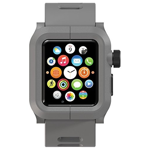 LUNATIK Apple Watch Seri 1 Klf/Silikon Kay (42mm)-Gray