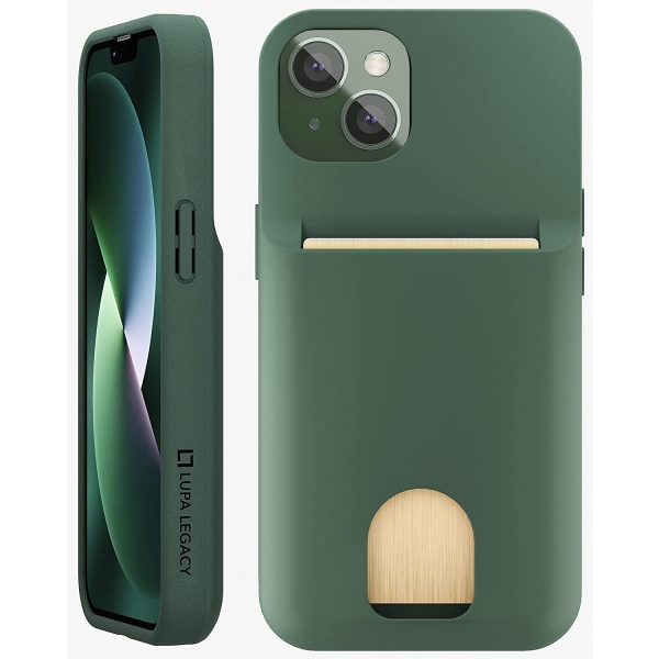 LUPA Legacy Serisi iPhone 13 Czdan Klf-Pine Green New