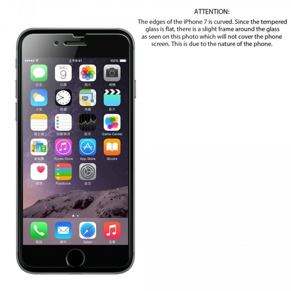 LUVVITT Apple iPhone 7 Temperli Cam Ekran Koruyucu