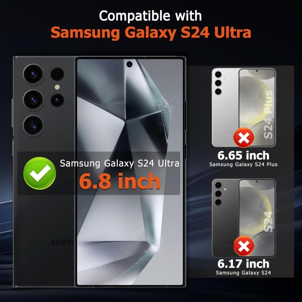 LYWHL Galaxy S24 Ultra Temperli Cam Ekran Koruyucu
