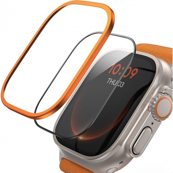Lamicall Apple Watch Ultra 2.Nesil Ekran Koruyucusu-Orange