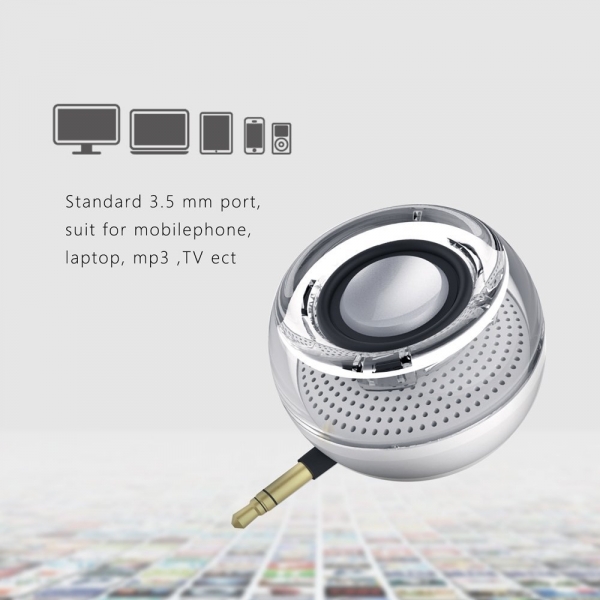 Leadsound Portatif Kablosuz Mini Hoparl�r-White