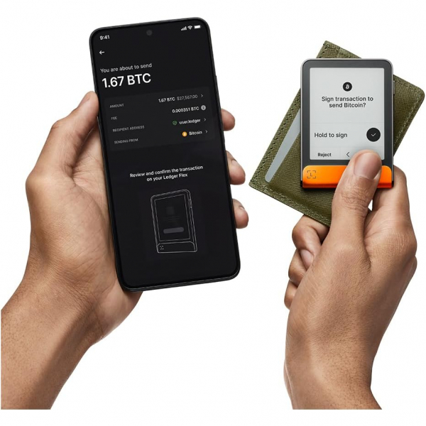 Ledger Flex Kripto Para C�zdan� (Bitcoin Orange)