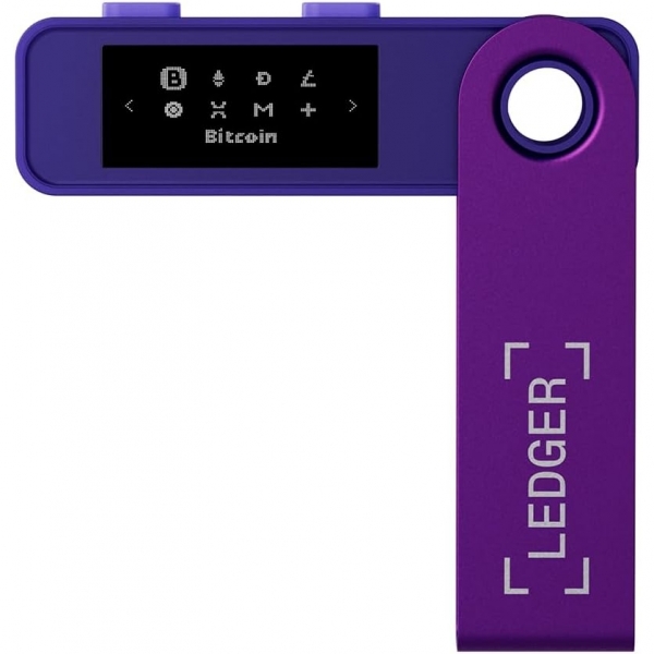 Ledger Nano S Plus Bitcoin Para Czdan (Purple)