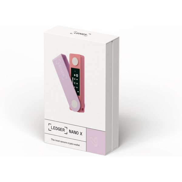 Ledger Nano X Bitcoin Para Czdan(Cold Wallet)(Pink)