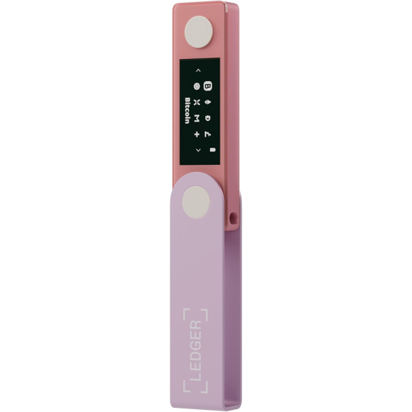 Ledger Nano X Bitcoin Para Czdan(Cold Wallet)(Pink)