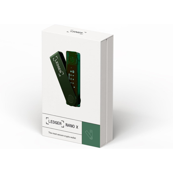 Ledger Nano X Bitcoin Para Czdan(Cold Wallet)(Green)