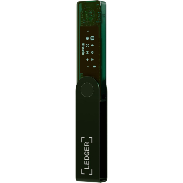 Ledger Nano X Bitcoin Para Czdan(Cold Wallet)(Green)