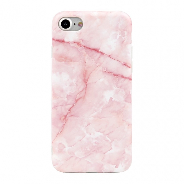 Leminimo iPhone 7 Exact Fit Klf-Pink Marble