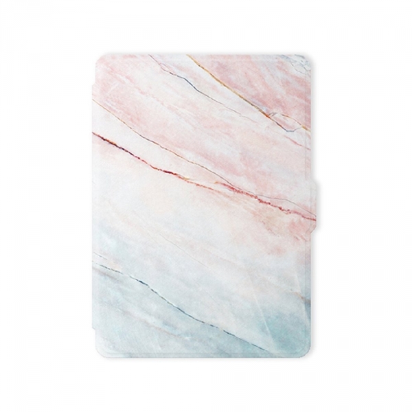 Leminimo Kindle (8.Nesil) Mermer Desen Klf-Pink Marble