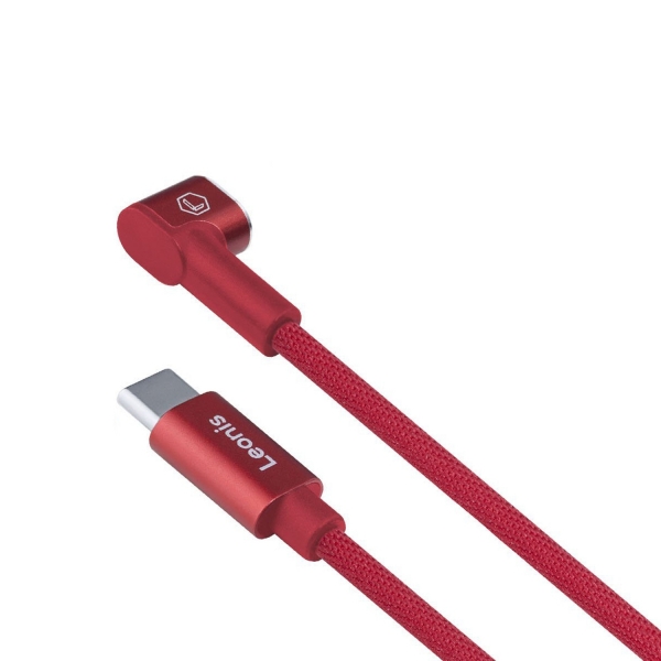Leonis USB C Manyetik arj Kablosu-Red