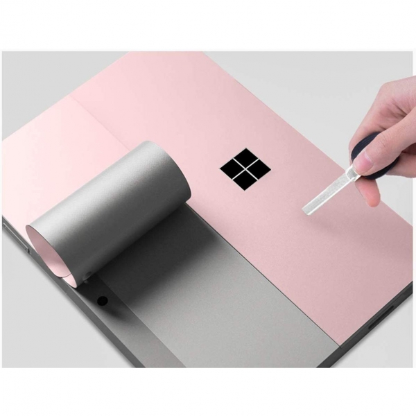 Leze Microsoft Surface Go Tam Koruma kartmas-Rose Gold
